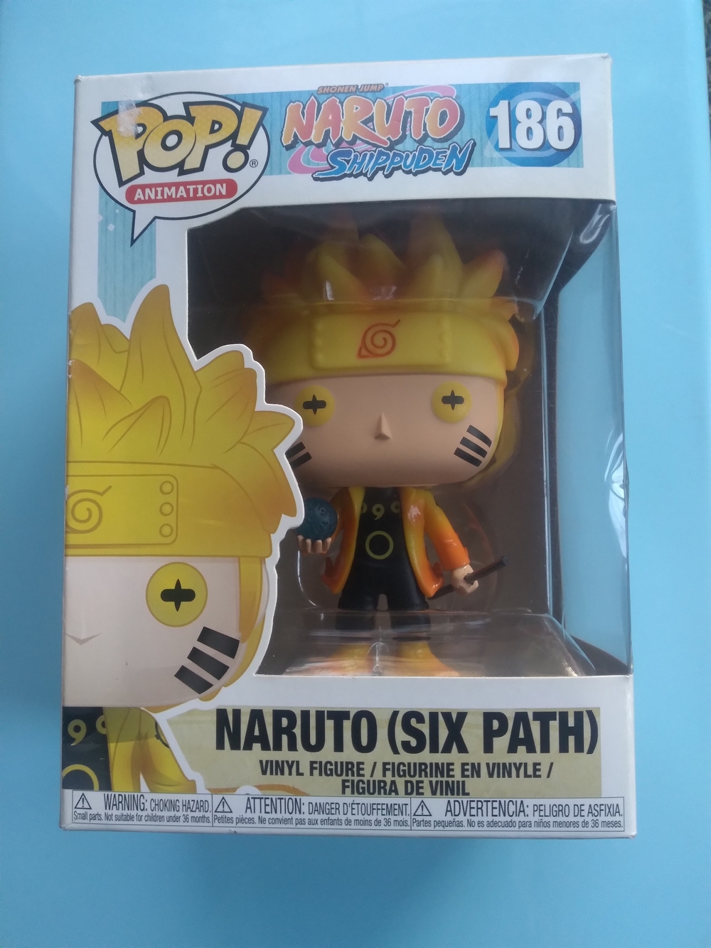 Funko Pop! Naruto (Six Path) Vinyl Figure #186- Yellow, Orange, Black